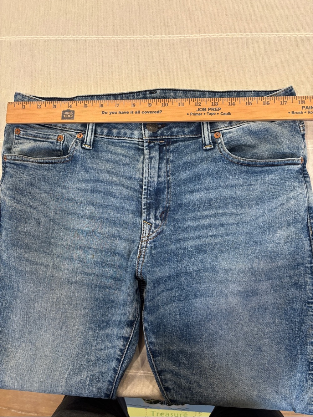 American Eagle AirFlex+ Men’s Jeans 36x30 Light Wash Stretch Straight Fit Denim - Picture 9 of 9